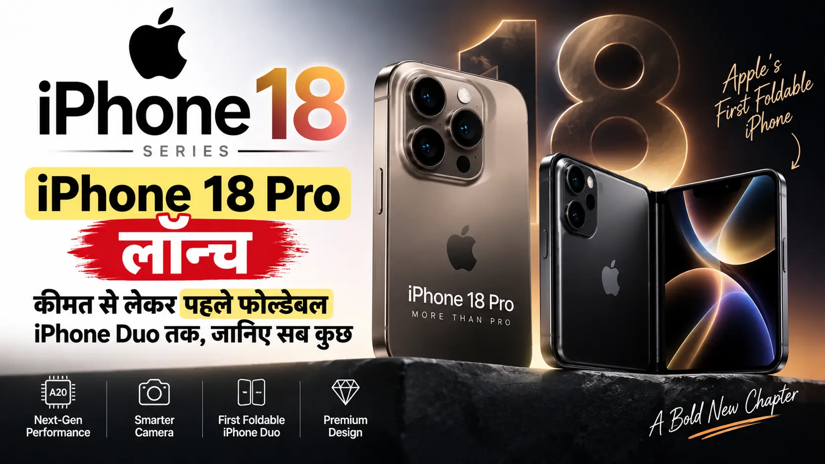 iPhone 18 Pro launch with foldable iPhone Duo